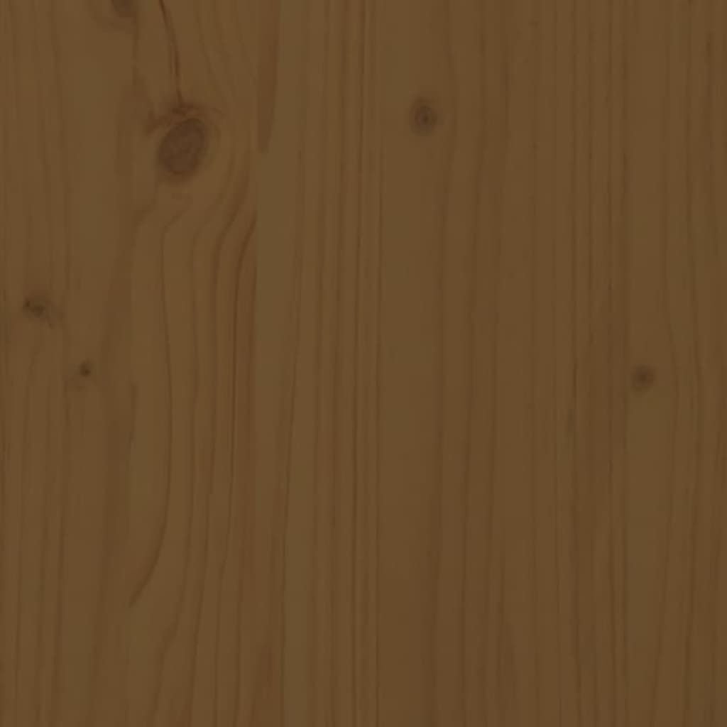 vidaXL Bed Headboard Honey Brown 105.5x4x100 cm Solid Pine Wood