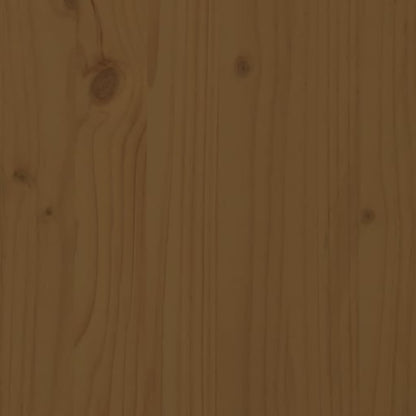 vidaXL Bed Headboard Honey Brown 105.5x4x100 cm Solid Pine Wood