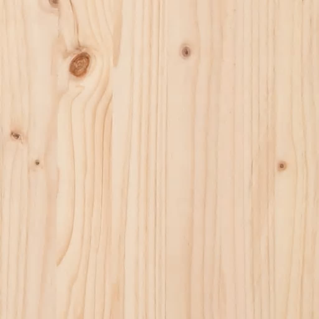 vidaXL Bed Headboard 125.5x4x100 cm Solid Pine Wood