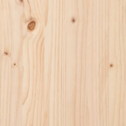 vidaXL Bed Headboard 125.5x4x100 cm Solid Pine Wood