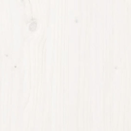 vidaXL Bed Headboard White 125.5x4x100 cm Solid Pine Wood