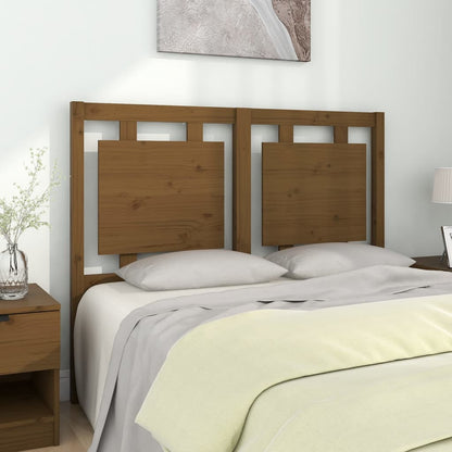 vidaXL Bed Headboard Honey Brown 125.5x4x100 cm Solid Pine Wood