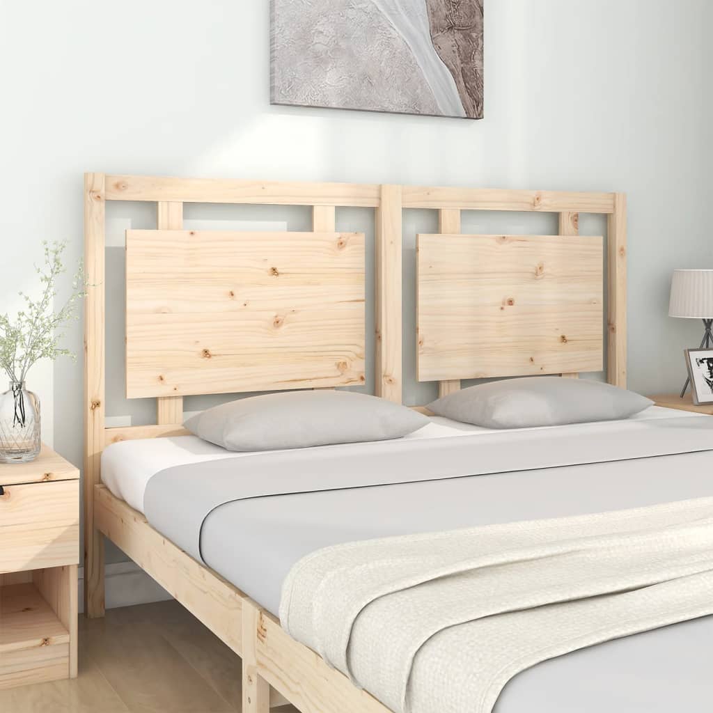 vidaXL Bed Headboard 155.5x4x100 cm Solid Pine Wood