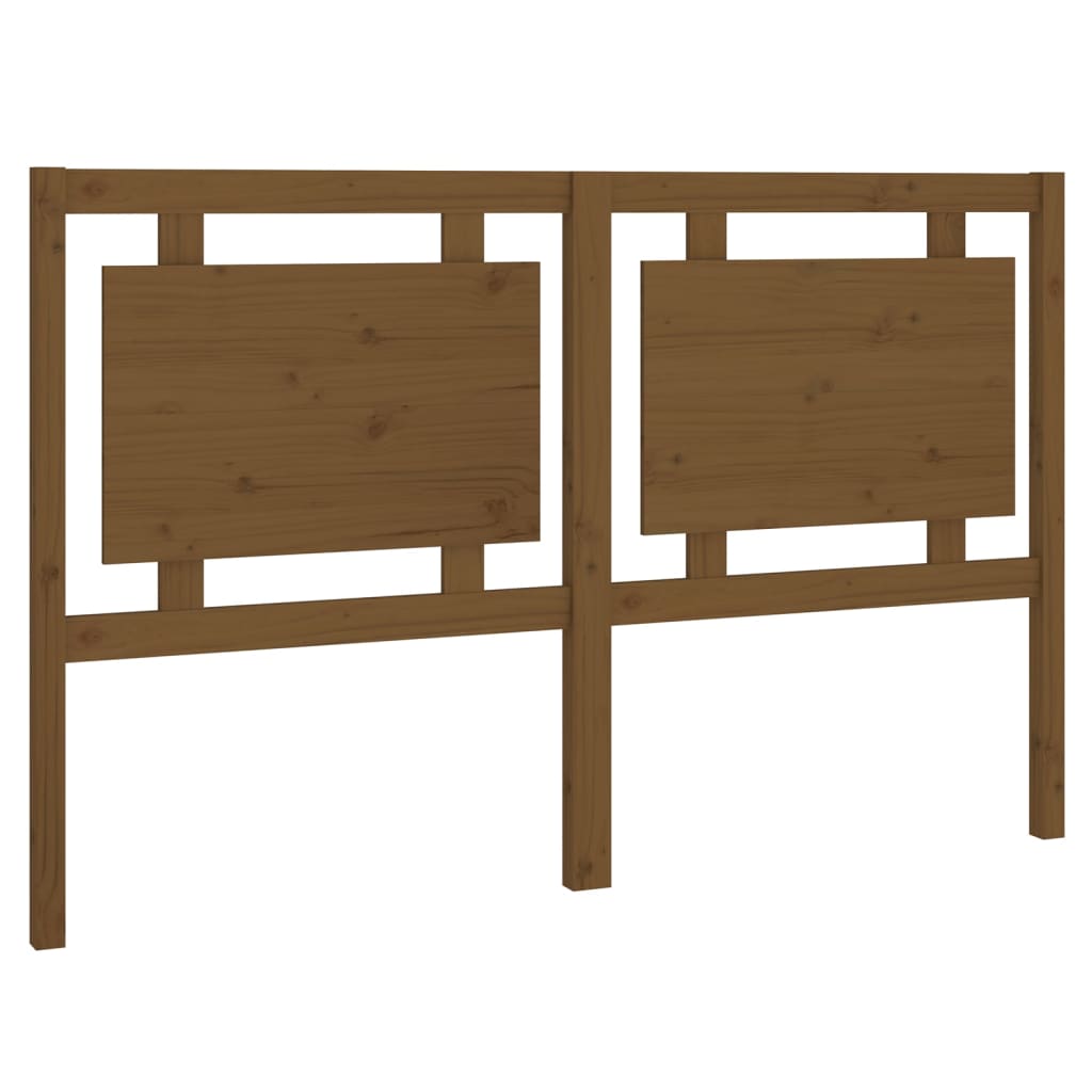 vidaXL Bed Headboard Honey Brown 155.5x4x100 cm Solid Pine Wood