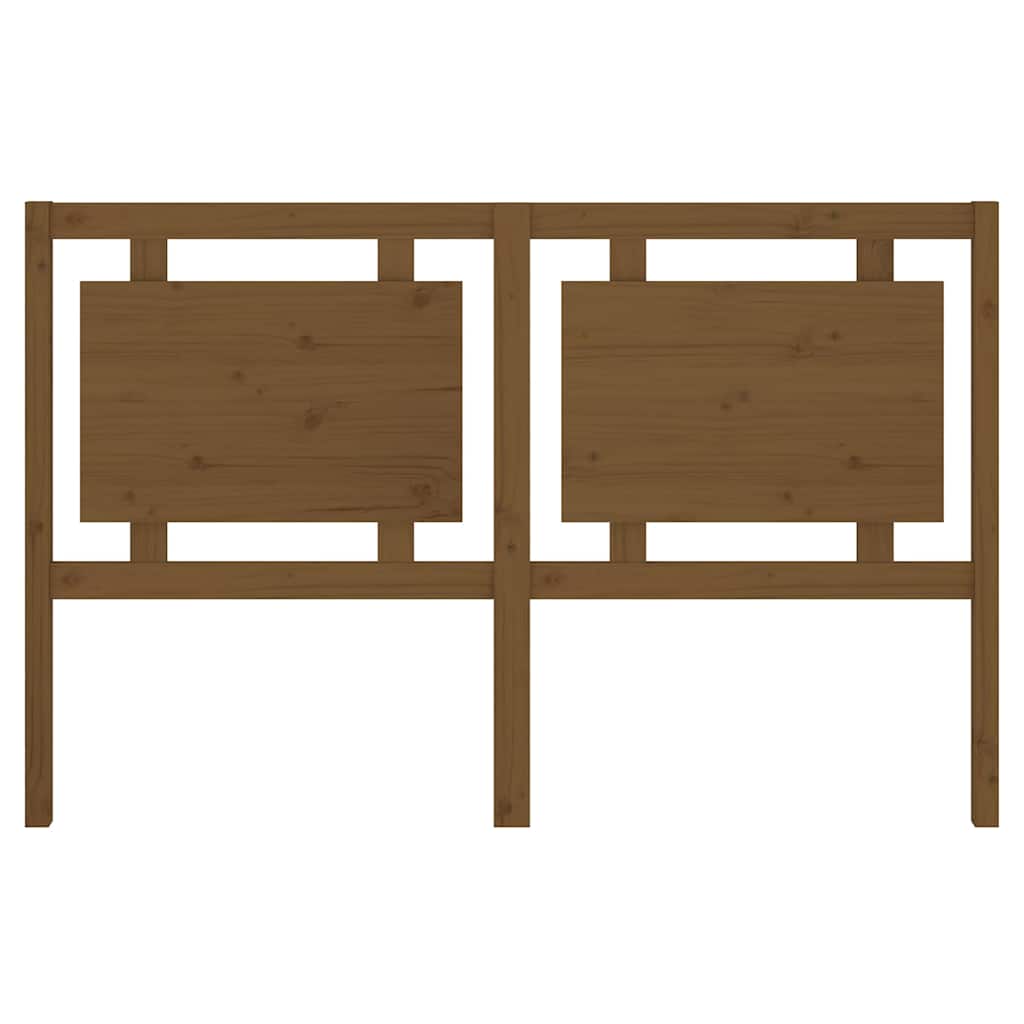 vidaXL Bed Headboard Honey Brown 155.5x4x100 cm Solid Pine Wood