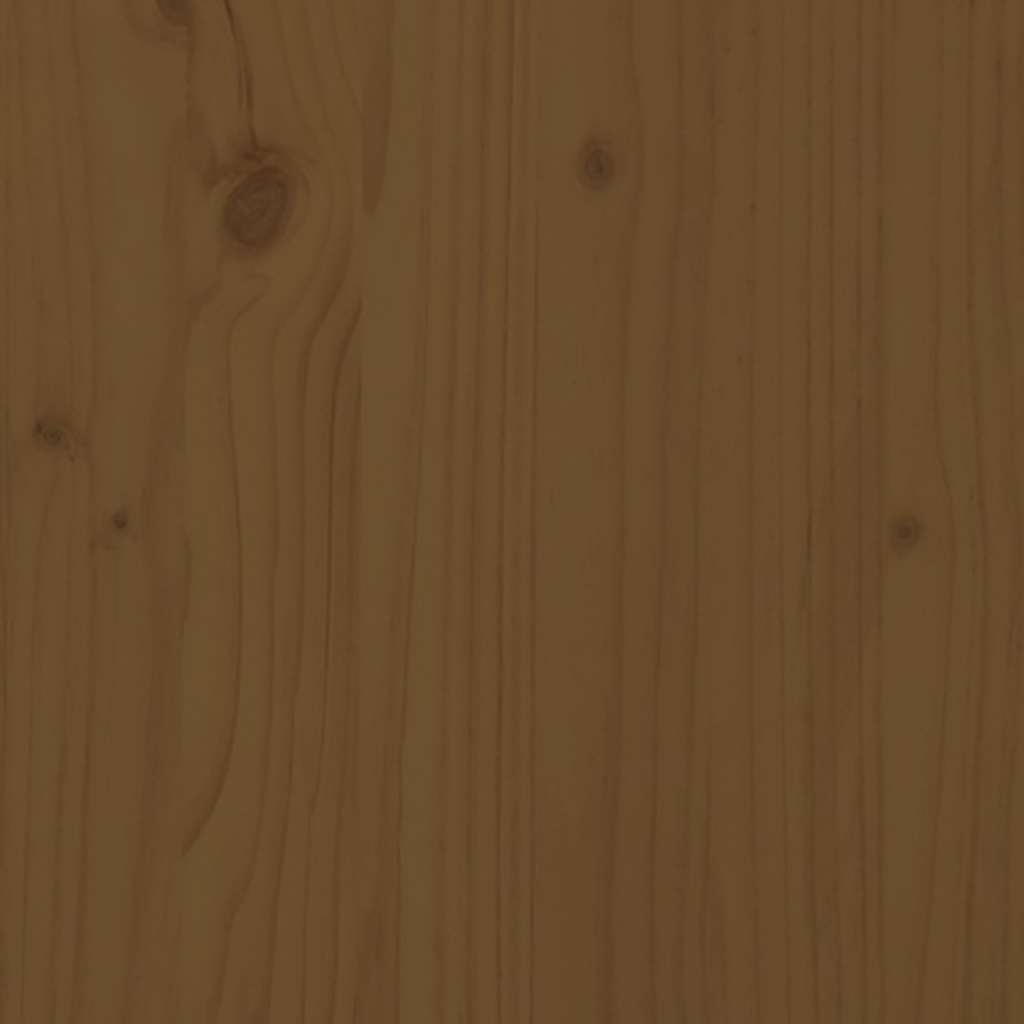 vidaXL Bed Headboard Honey Brown 155.5x4x100 cm Solid Pine Wood