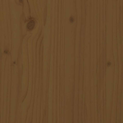 vidaXL Bed Headboard Honey Brown 155.5x4x100 cm Solid Pine Wood