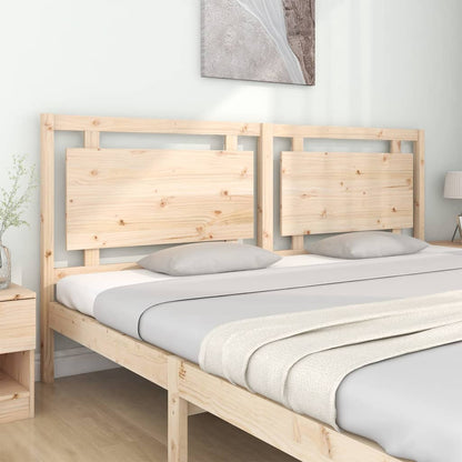 vidaXL Bed Headboard 205.5x4x100 cm Solid Pine Wood