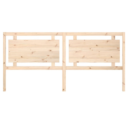 vidaXL Bed Headboard 205.5x4x100 cm Solid Pine Wood