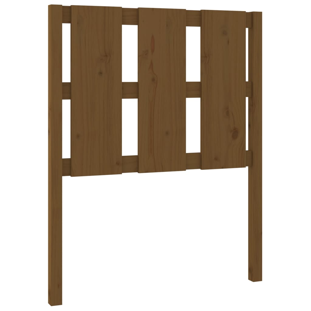 vidaXL Bed Headboard Honey Brown 80.5x4x100 cm Solid Wood Pine