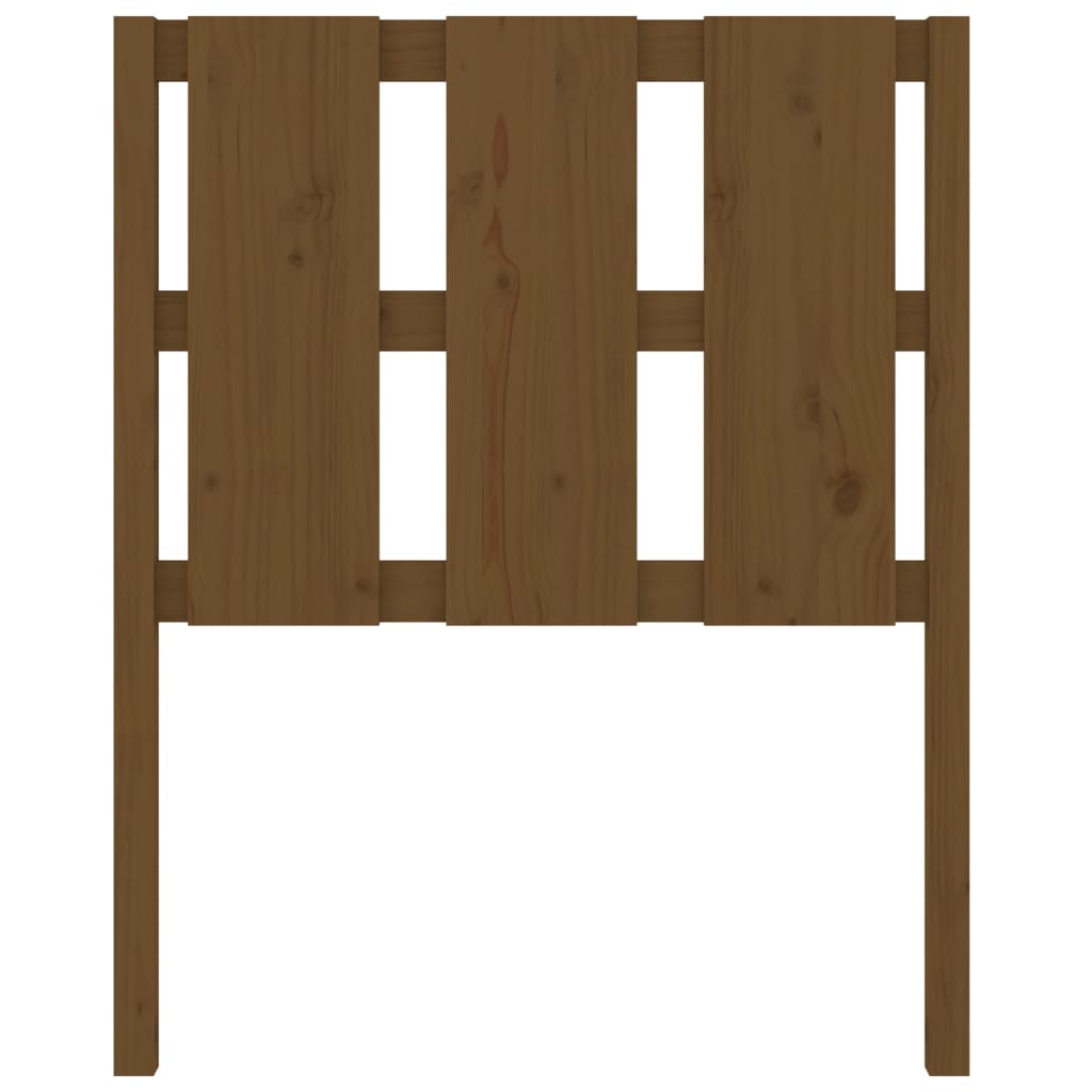 vidaXL Bed Headboard Honey Brown 80.5x4x100 cm Solid Wood Pine