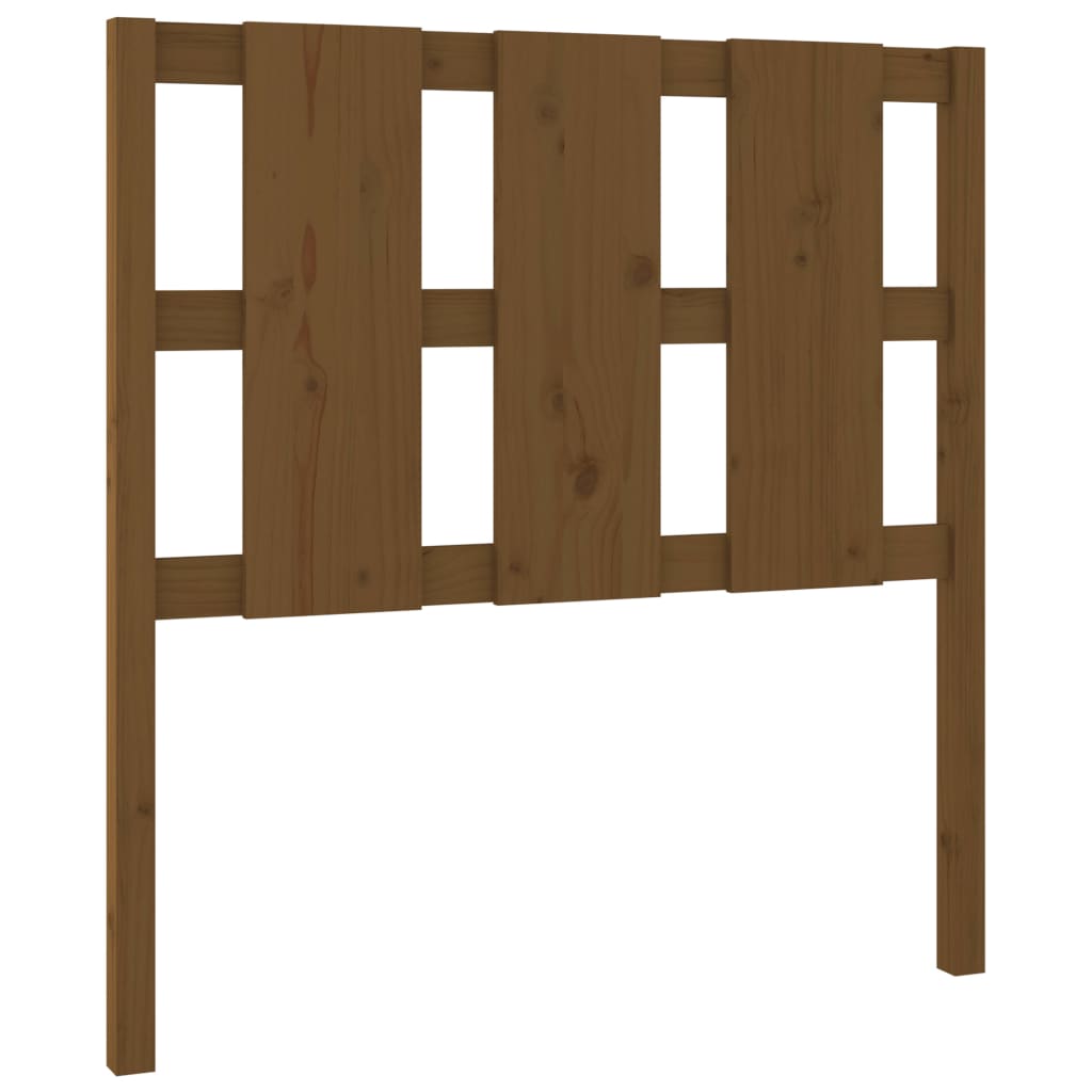 vidaXL Bed Headboard Honey Brown 105.5x4x100 cm Solid Wood Pine