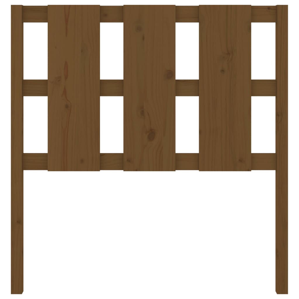 vidaXL Bed Headboard Honey Brown 105.5x4x100 cm Solid Wood Pine