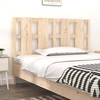 vidaXL Bed Headboard 140.5x4x100 cm Solid Wood Pine