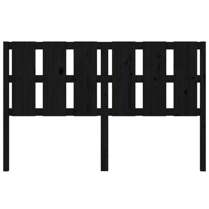 vidaXL Bed Headboard Black 155.5x4x100 cm Solid Wood Pine