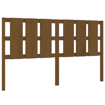vidaXL Bed Headboard Honey Brown 165.5x4x100 cm Solid Wood Pine