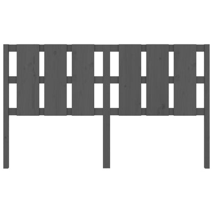 vidaXL Bed Headboard Grey 185.5x4x100 cm Solid Wood Pine