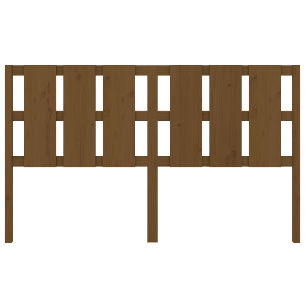 vidaXL Bed Headboard Honey Brown 185.5x4x100 cm Solid Wood Pine