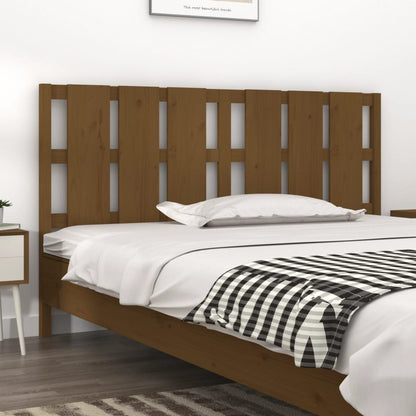 vidaXL Bed Headboard Honey Brown 185.5x4x100 cm Solid Wood Pine
