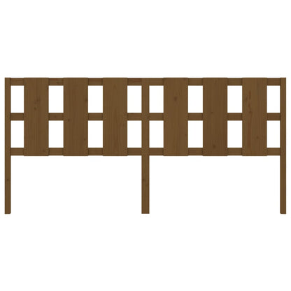 vidaXL Bed Headboard Honey Brown 205.5x4x100 cm Solid Wood Pine