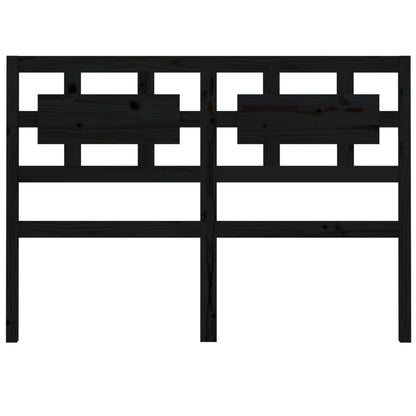 vidaXL Bed Headboard Black 185.5x4x100 cm Solid Wood Pine
