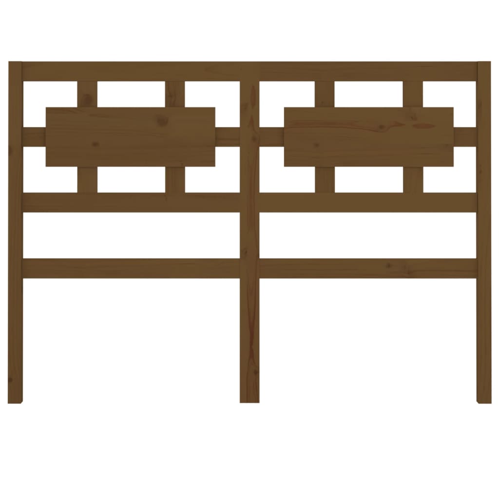 vidaXL Bed Headboard Honey Brown 205.5x4x100 cm Solid Wood Pine