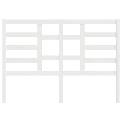 vidaXL Bed Headboard White 126x4x104 cm Solid Wood Pine