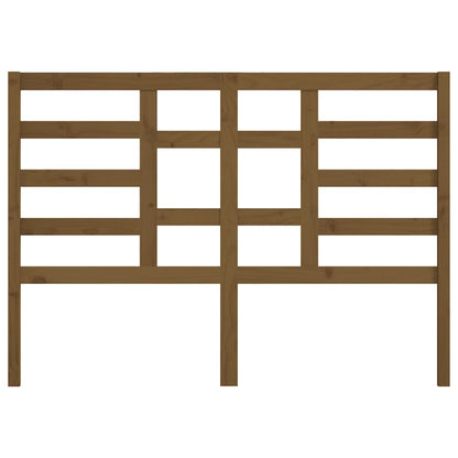 vidaXL Bed Headboard Honey Brown 126x4x104 cm Solid Wood Pine