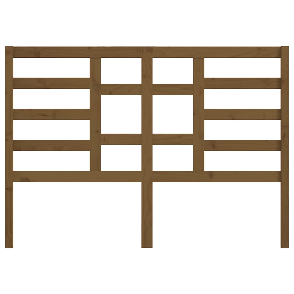 vidaXL Bed Headboard Honey Brown 141x4x104 cm Solid Wood Pine