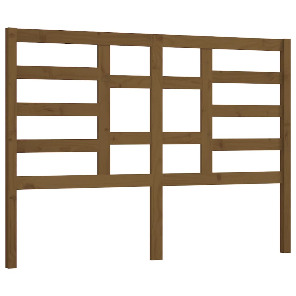 vidaXL Bed Headboard Honey Brown 146x4x104 cm Solid Wood Pine