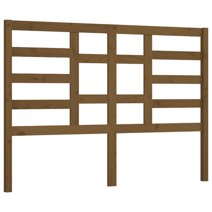 vidaXL Bed Headboard Honey Brown 146x4x104 cm Solid Wood Pine
