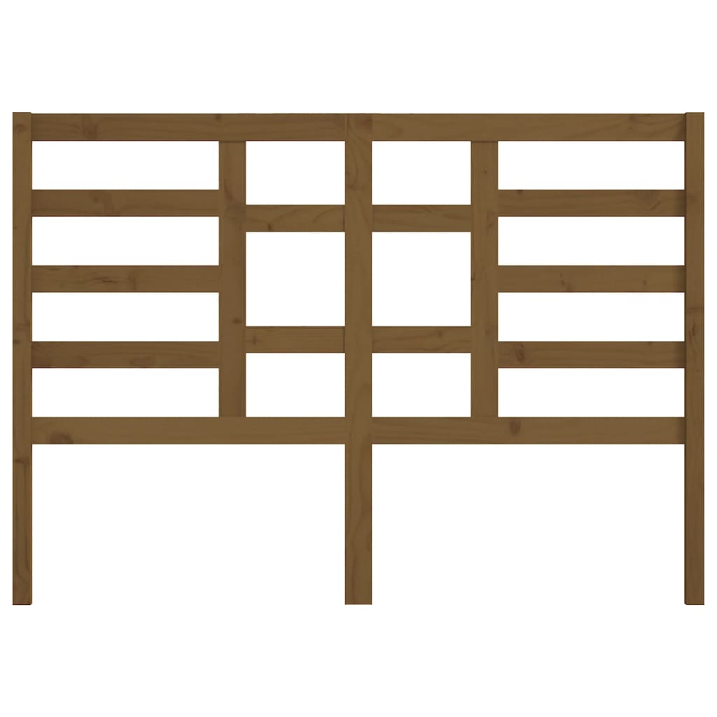 vidaXL Bed Headboard Honey Brown 166x4x104 cm Solid Wood Pine