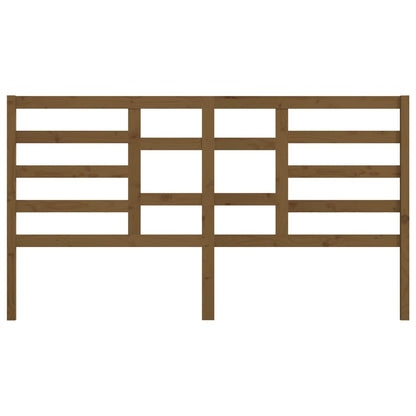 vidaXL Bed Headboard Honey Brown 186x4x104 cm Solid Wood Pine