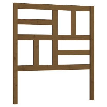 818168 vidaXL Bed Headboard Honey Brown 81x4x104 cm Solid Wood Pine