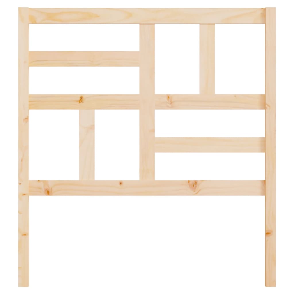 818175 vidaXL Bed Headboard 106x4x104 cm Solid Wood Pine