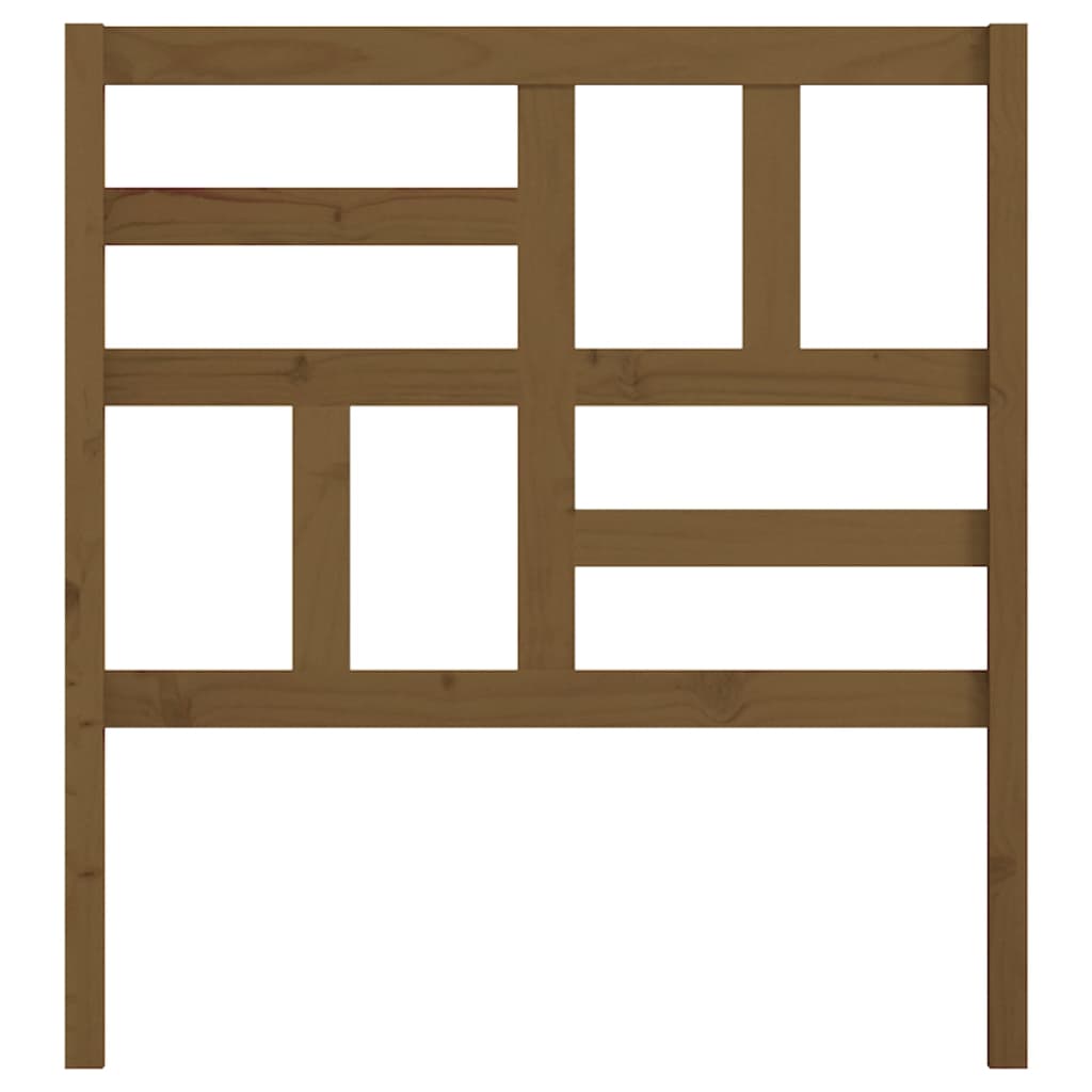 vidaXL Bed Headboard Honey Brown 106x4x104 cm Solid Wood Pine