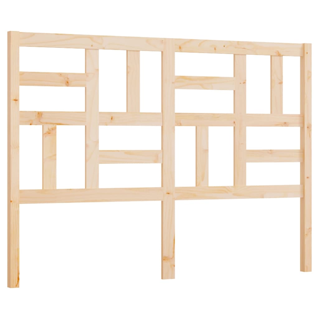 818180 vidaXL Bed Headboard 126x4x104 cm Solid Wood Pine