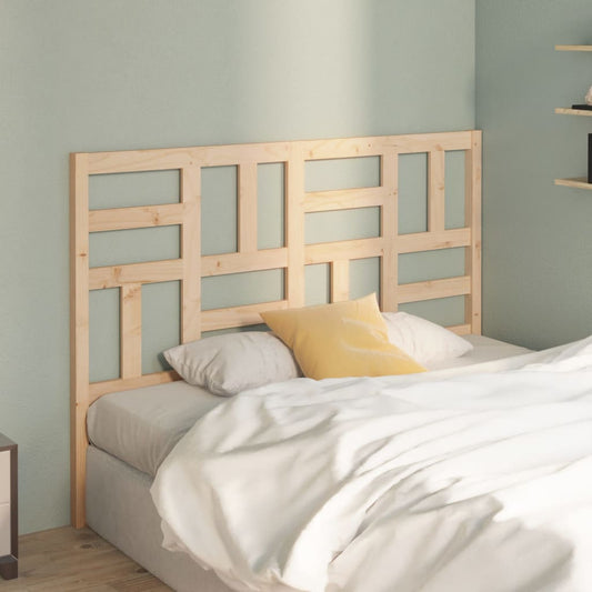 818180 vidaXL Bed Headboard 126x4x104 cm Solid Wood Pine