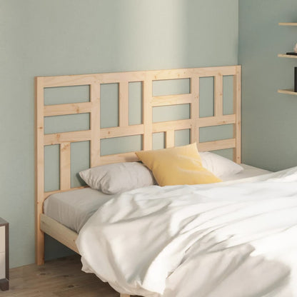 818185 vidaXL Bed Headboard 141x4x104 cm Solid Wood Pine