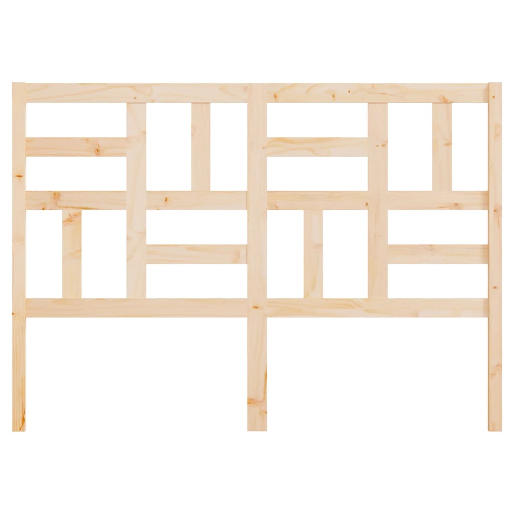 818185 vidaXL Bed Headboard 141x4x104 cm Solid Wood Pine