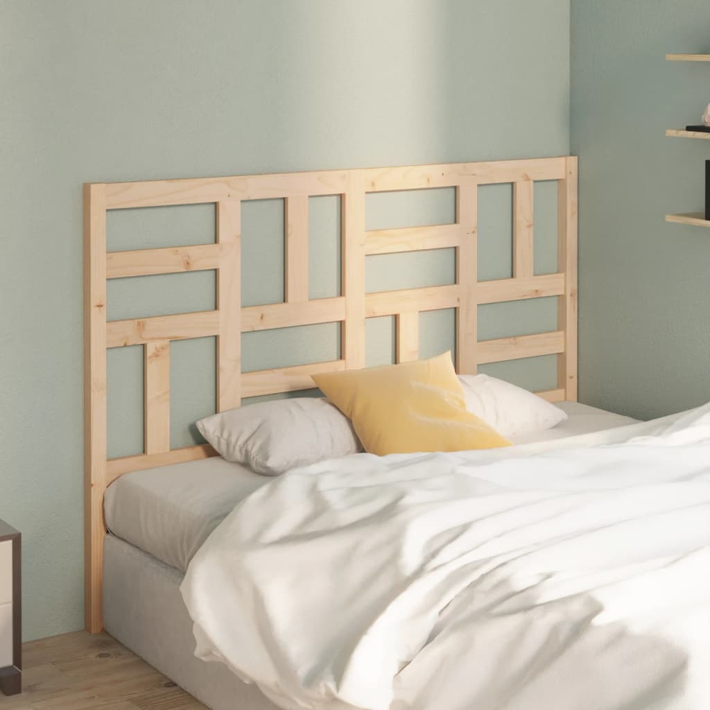 818185 vidaXL Bed Headboard 141x4x104 cm Solid Wood Pine