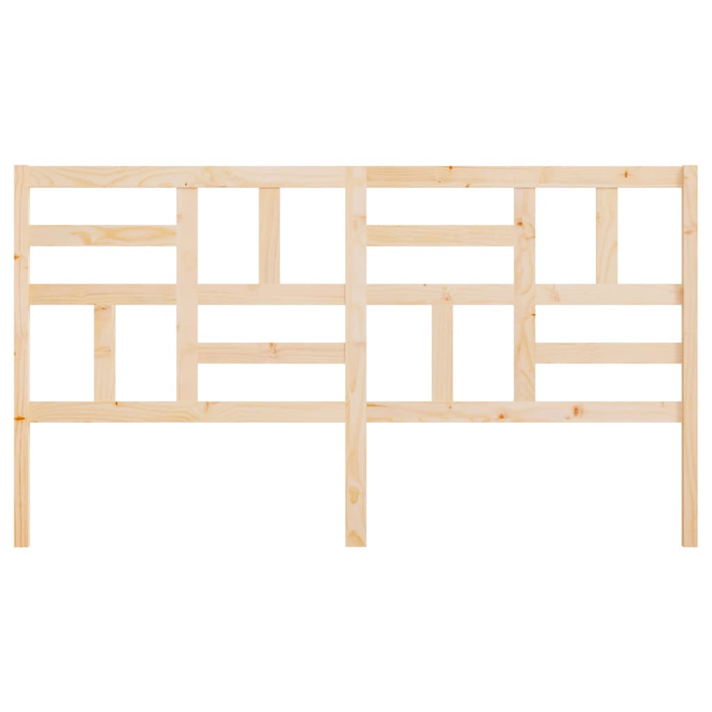 818205 vidaXL Bed Headboard 186x4x104 cm Solid Wood Pine