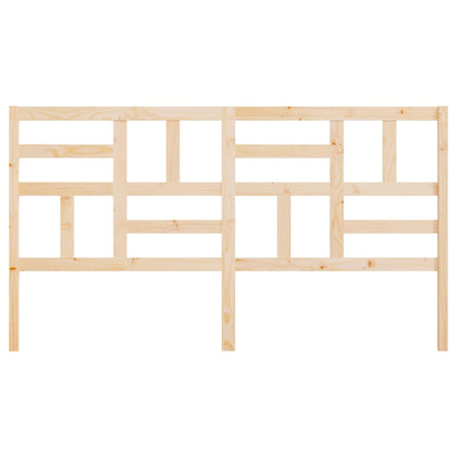 818210 vidaXL Bed Headboard 206x4x104 cm Solid Wood Pine