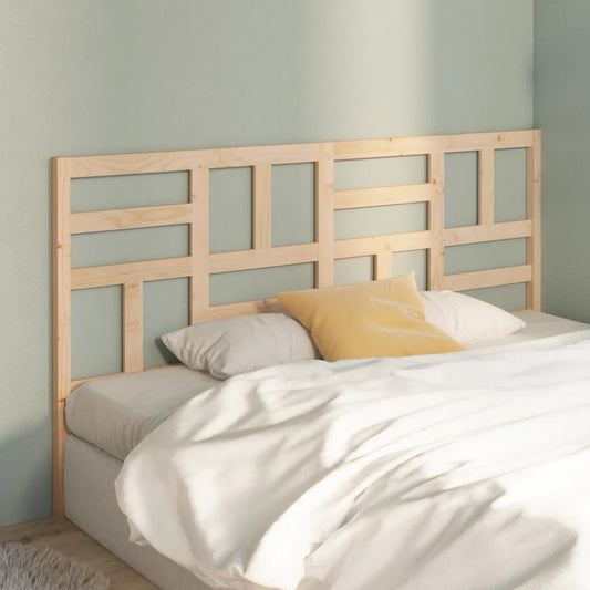 818210 vidaXL Bed Headboard 206x4x104 cm Solid Wood Pine