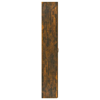 815279 vidaXL Office Cabinet Smoked Oak 60x32x190 cm Engineered Wood