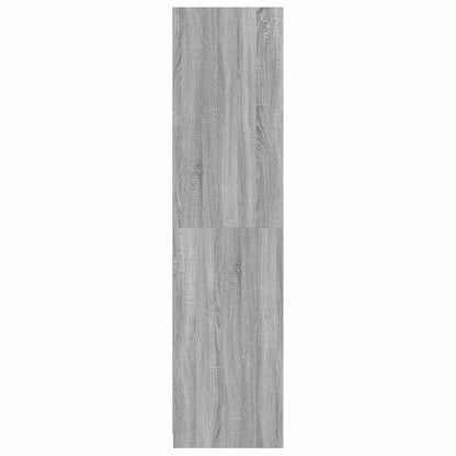 vidaXL Wardrobe with Drawers Grey Sonoma 50x50x200 cm Engineered Wood