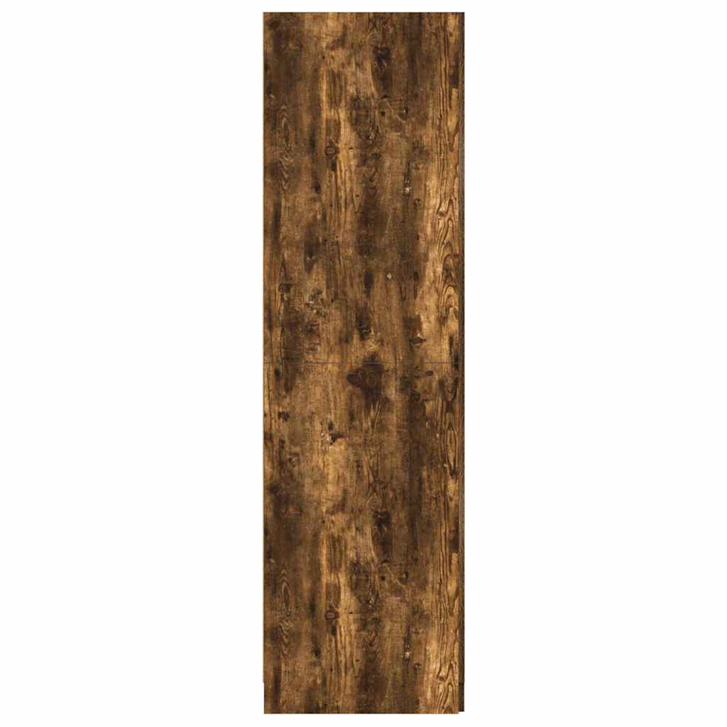 vidaXL Wardrobe Smoked Oak 80x50x180 cm Engineered Wood