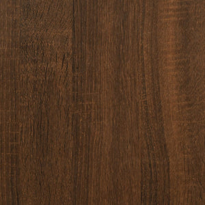 vidaXL Wardrobe Brown Oak 80x50x180 cm Engineered Wood