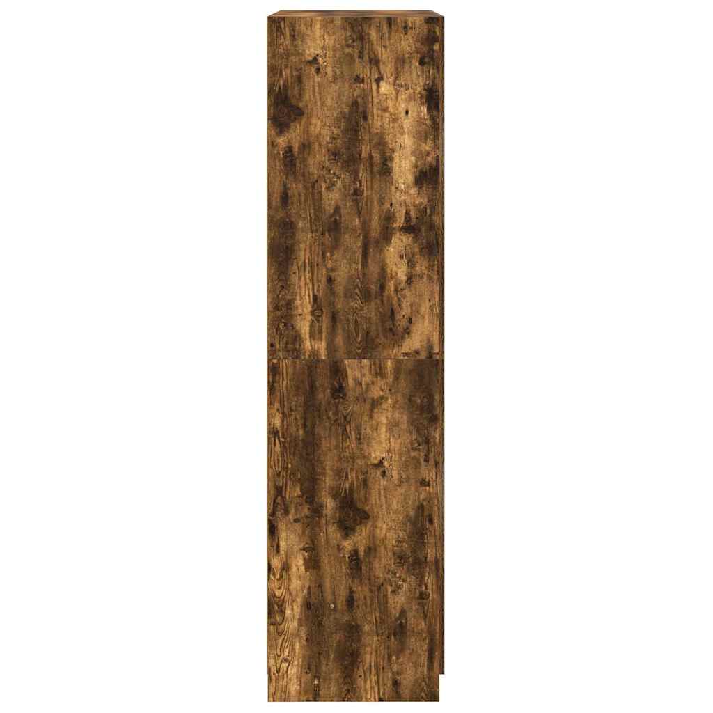 vidaXL Wardrobe Smoked Oak 90x52x200 cm Engineered Wood