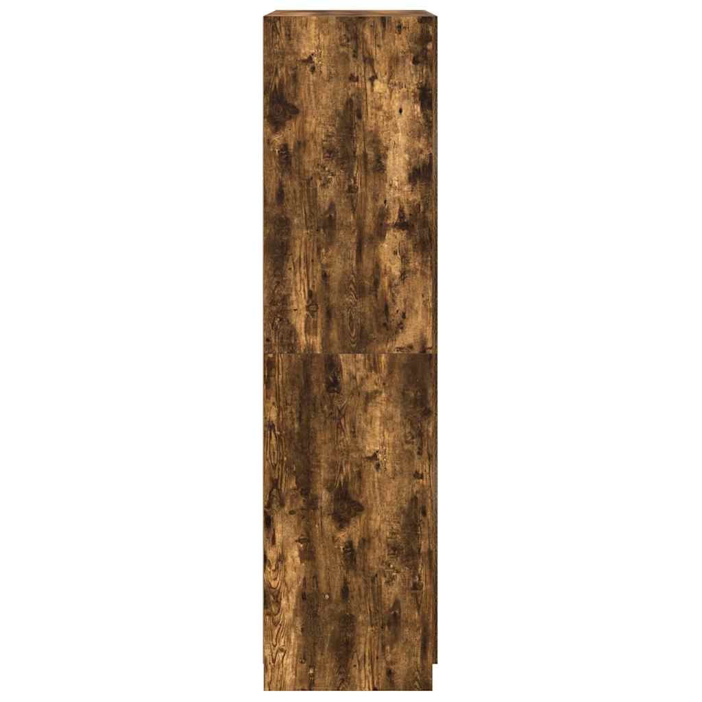 vidaXL Wardrobe Smoked Oak 90x50x200 cm Engineered Wood